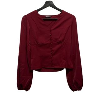 Red Blouse Size Small Women's